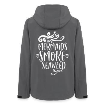 Mermaids smoke Seaweed - Women’s Recycled Softshell Jacket by Stanley/Stella - anthracite - Back - AI Model Female 172 light (172cm)