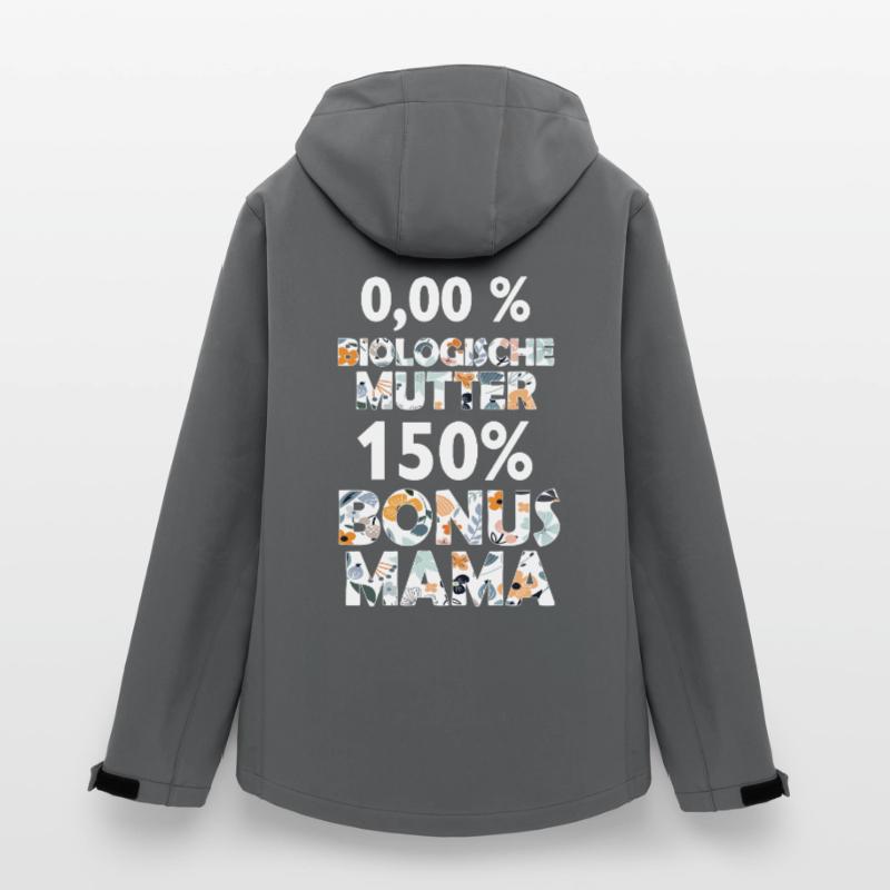 Mama Bonus Mama Mutter Mami Muttertag Geschenk Frauen Recycelte Softshelljacke von Stanley/Stella