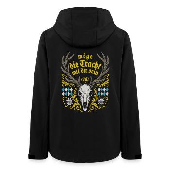 Que le costume traditionnel soit avec vous - Marquee & Fun - Veste softshell femme recyclée Stanley/Stella - noir - Dos - AI Model Female 172 light (172cm)