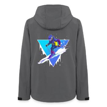 Ski - Veste softshell femme recyclée Stanley/Stella - charbon - Dos - AI Model Female 172 light (172cm)