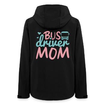 Bus Driver Mom - Women’s Recycled Softshell Jacket by Stanley/Stella - black - Back - AI Model Female 172 light (172cm)
