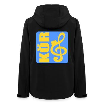 DRIVE CAT - Women’s Recycled Softshell Jacket by Stanley/Stella - black - Back - AI Model Female 172 light (172cm)