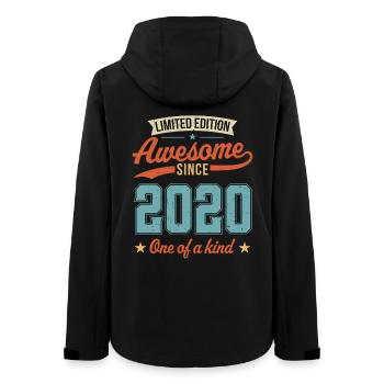 Großartig seit 2020 - Frauen Recycelte Softshelljacke von Stanley/Stella - Schwarz - Hinten - AI Model Female 172 light (172cm)