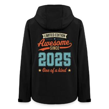 Großartig seit 2025 - Frauen Recycelte Softshelljacke von Stanley/Stella - Schwarz - Hinten - AI Model Female 172 light (172cm)