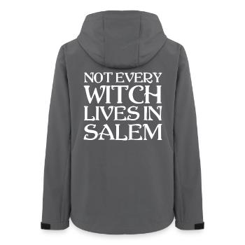 Nicht jede Hexe lebt in Salem - Frauen Recycelte Softshelljacke von Stanley/Stella - Anthrazit - Hinten - AI Model Female 172 light (172cm)