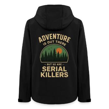 L’aventure est là, mais les tueurs en série aussi - Veste softshell femme recyclée Stanley/Stella - noir - Dos - AI Model Female 172 light (172cm)