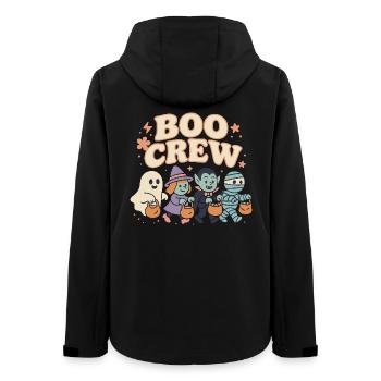 Boo Crew Halloween Kostüm Party Spaß - Frauen Recycelte Softshelljacke von Stanley/Stella - Schwarz - Hinten - AI Model Female 172 light (172cm)
