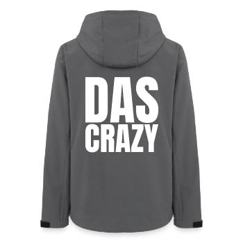 Das Crazy Jugendsprache Insider Meme Cool Verrückt - Frauen Recycelte Softshelljacke von Stanley/Stella - Anthrazit - Hinten - AI Model Female 172 light (172cm)