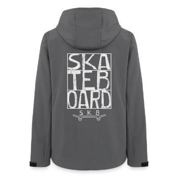 Skateboard - Veste softshell femme recyclée Stanley/Stella - charbon - Dos - AI Model Female 172 light (172cm)