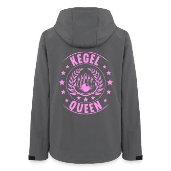 Skittles cônes Queen - Veste softshell femme recyclée Stanley/Stella - charbon - Dos - AI Model Female 172 light (172cm)