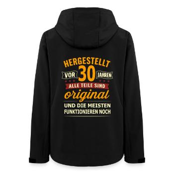 30. Geburtstag Originalteile Fun Shirt - Frauen Recycelte Softshelljacke von Stanley/Stella - Schwarz - Hinten - AI Model Female 172 light (172cm)