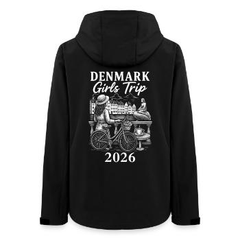 Dänemark Mädelsreise 2026 - Frauen Recycelte Softshelljacke von Stanley/Stella - Schwarz - Hinten - AI Model Female 172 light (172cm)