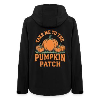 Take me to the pumpkin patch - Women’s Recycled Softshell Jacket by Stanley/Stella - black - Back - AI Model Female 172 light (172cm)