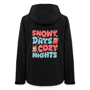 Rentier Outfit perfekte Geschenkidee - Frauen Recycelte Softshelljacke von Stanley/Stella - Schwarz - Hinten - AI Model Female 172 light (172cm)