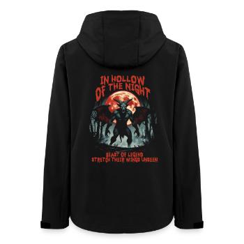 Créatures mythologiques du diable de Jersey - Veste softshell femme recyclée Stanley/Stella - noir - Dos - AI Model Female 172 light (172cm)