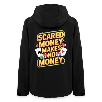 Ne gagne pas d’argent en jouant au casino Gambler - Veste softshell femme recyclée Stanley/Stella - noir - Dos - AI Model Female 172 light (172cm)