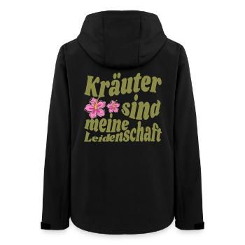 Magical herb design for real herb witches - Women’s Recycled Softshell Jacket by Stanley/Stella - black - Back - AI Model Female 172 light (172cm)