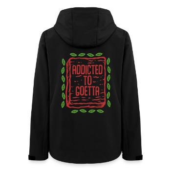 Saucisse de Goetta - Veste softshell femme recyclée Stanley/Stella - noir - Dos - AI Model Female 172 light (172cm)