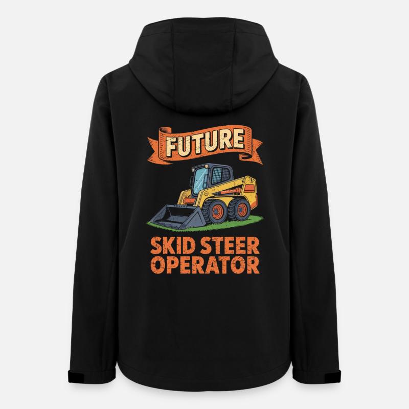 Opérateur de chargeuse compacte Chargeuse compacte - Veste softshell femme recyclée Stanley/Stella - noir