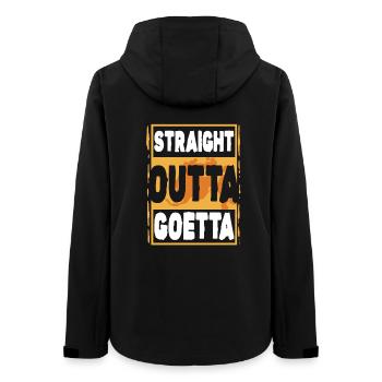 Saucisse de Goetta - Veste softshell femme recyclée Stanley/Stella - noir - Dos - AI Model Female 172 light (172cm)