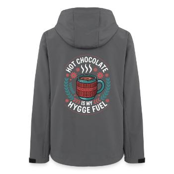 Collecte de chocolat chaud Hygge - Veste softshell femme recyclée Stanley/Stella - charbon - Dos - AI Model Female 172 light (172cm)