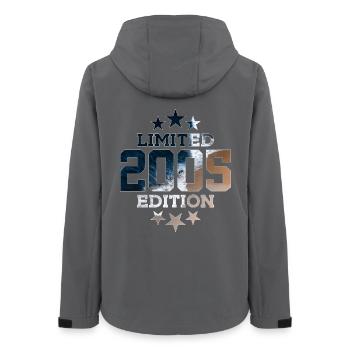 LIMITED EDITION 2005 21ST BIRTHDAY - Women’s Recycled Softshell Jacket by Stanley/Stella - anthracite - Back - AI Model Female 172 light (172cm)