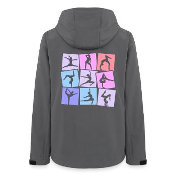 Gymnastics Gymnastics Kids Girls Women - Women’s Recycled Softshell Jacket by Stanley/Stella - anthracite - Back - AI Model Female 172 light (172cm)