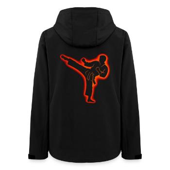 Karate, Karatekämpfer, Kampfsport, Taekwondo - Frauen Recycelte Softshelljacke von Stanley/Stella - Schwarz - Hinten - AI Model Female 172 light (172cm)