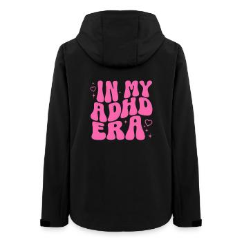 ADHD Design Selfcare Mental Health Achtsamkeit - Frauen Recycelte Softshelljacke von Stanley/Stella - Schwarz - Hinten - AI Model Female 172 light (172cm)