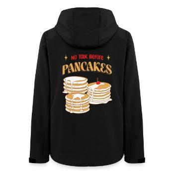 Butterwaffeln Frühstück Fan Shirt - Frauen Recycelte Softshelljacke von Stanley/Stella - Schwarz - Hinten - AI Model Female 172 light (172cm)