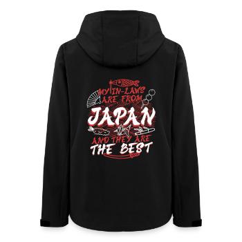 Belle-mère japonaise Japon - Veste softshell femme recyclée Stanley/Stella - noir - Dos - AI Model Female 172 light (172cm)