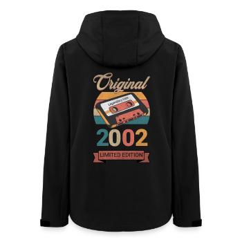 Original 2002 Limited Edition Birthday Gift - Women’s Recycled Softshell Jacket by Stanley/Stella - black - Back - AI Model Female 172 light (172cm)