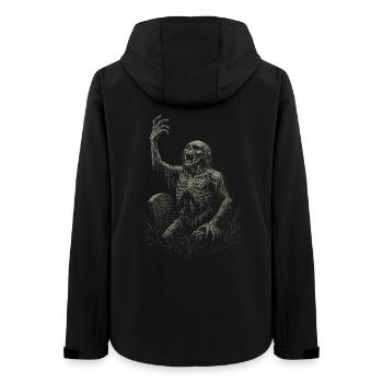 Erwachen Der Untoten In Gruseliger Nacht - Frauen Recycelte Softshelljacke von Stanley/Stella - Schwarz - Hinten - AI Model Female 172 light (172cm)