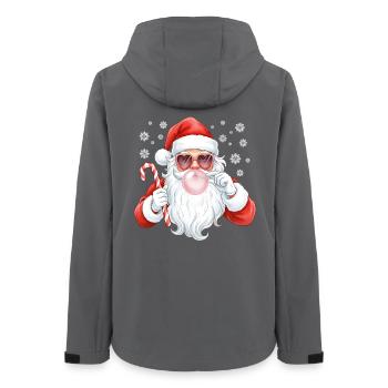 Santa Bubble Gum Pink - Women’s Recycled Softshell Jacket by Stanley/Stella - anthracite - Back - AI Model Female 172 light (172cm)