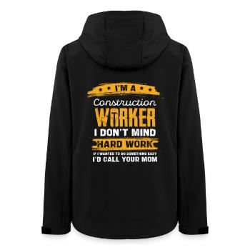 Ouvrier de la construction Dire Chemise - Veste softshell femme recyclée Stanley/Stella - noir - Dos - AI Model Female 172 light (172cm)