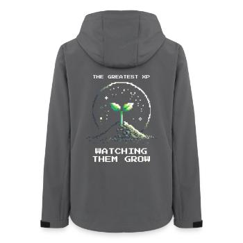 The Best XP | Watching children grow up - Women’s Recycled Softshell Jacket by Stanley/Stella - anthracite - Back - AI Model Female 172 light (172cm)