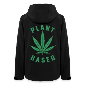 Couleurs de chanvre à base de plantes sélectionnables - Veste softshell femme recyclée Stanley/Stella - noir - Dos - AI Model Female 172 light (172cm)