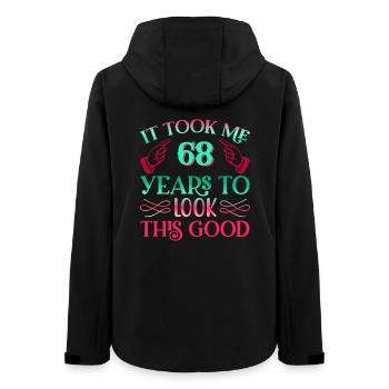 It took 68 years to look so good - Women’s Recycled Softshell Jacket by Stanley/Stella - black - Back - AI Model Female 172 light (172cm)