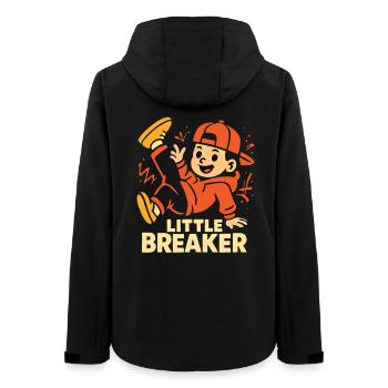 Little Breaker – Cool Breakdance Kids - Women’s Recycled Softshell Jacket by Stanley/Stella - black - Back - AI Model Female 172 light (172cm)