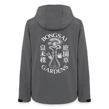 Bong Bongsai Water Pipe Zen Shirt - Women’s Recycled Softshell Jacket by Stanley/Stella - anthracite - Back - AI Model Female 172 light (172cm)