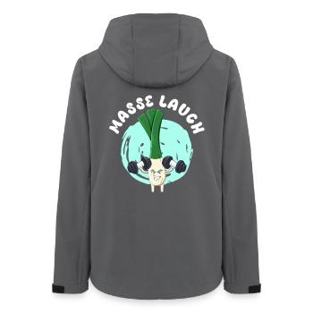 Gym MASS LEEK Musculation Musculation Entraînement Drôle - Veste softshell femme recyclée Stanley/Stella - charbon - Dos - AI Model Female 172 light (172cm)