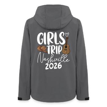 Girls Trip Nashville 2026 - Frauen Recycelte Softshelljacke von Stanley/Stella - Anthrazit - Hinten - AI Model Female 172 light (172cm)