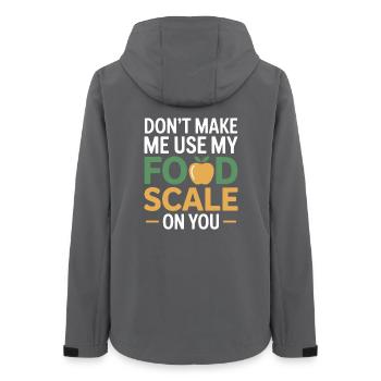 Professional Nutritionist Precision Measurement  - Women’s Recycled Softshell Jacket by Stanley/Stella - anthracite - Back - AI Model Female 172 light (172cm)