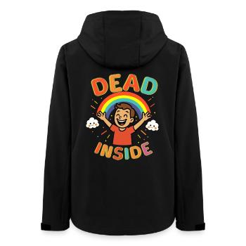 Dead Inside - Frauen Recycelte Softshelljacke von Stanley/Stella - Schwarz - Hinten - AI Model Female 172 light (172cm)