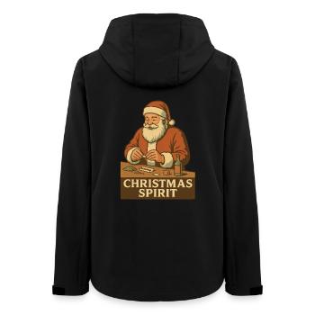 christmas spirit - Women’s Recycled Softshell Jacket by Stanley/Stella - black - Back - AI Model Female 172 light (172cm)