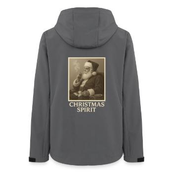 christmas spirit - Veste softshell femme recyclée Stanley/Stella - charbon - Dos - AI Model Female 172 light (172cm)