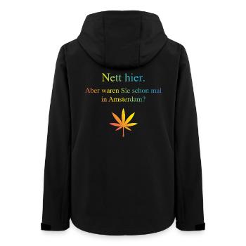 Nice here. But have you ever been to Amsterdam? - Women’s Recycled Softshell Jacket by Stanley/Stella - black - Back - AI Model Female 172 light (172cm)