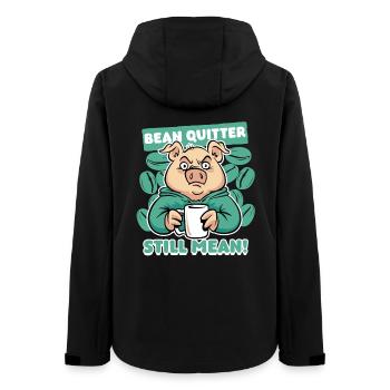 Coffee withdrawal decaffeinated ex-coffee drinker - Women’s Recycled Softshell Jacket by Stanley/Stella - black - Back - AI Model Female 172 light (172cm)