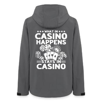 Joueurs de casino casino - Veste softshell femme recyclée Stanley/Stella - charbon - Dos - AI Model Female 172 light (172cm)