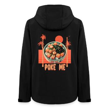 Poke Me Sushi Bowl - Veste softshell femme recyclée Stanley/Stella - noir - Dos - AI Model Female 172 light (172cm)